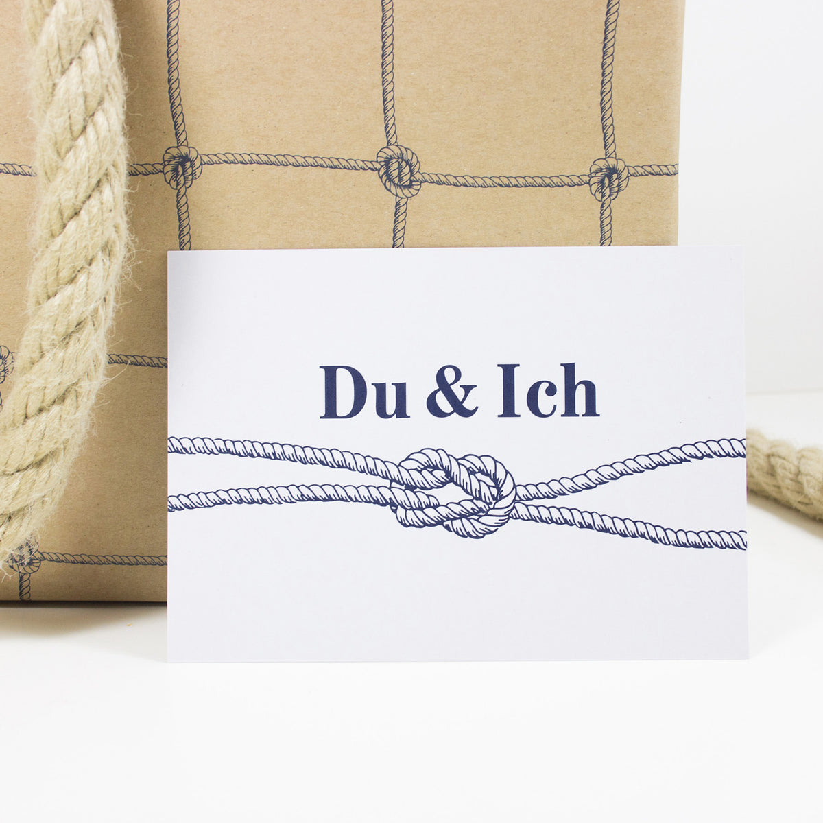 Postkarte Du und Ich