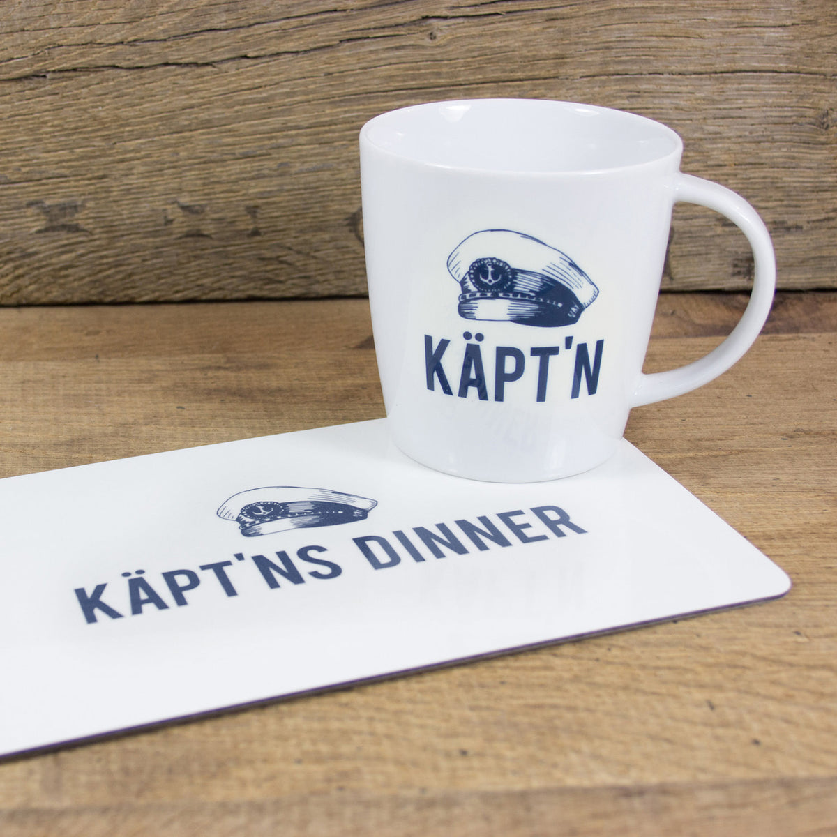 Porzellanbecher Käptn