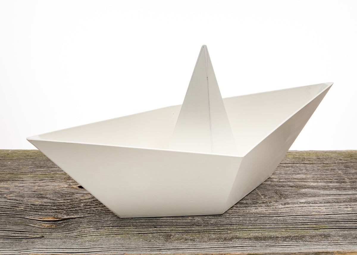 Segelschiff Holz Papierfaltung