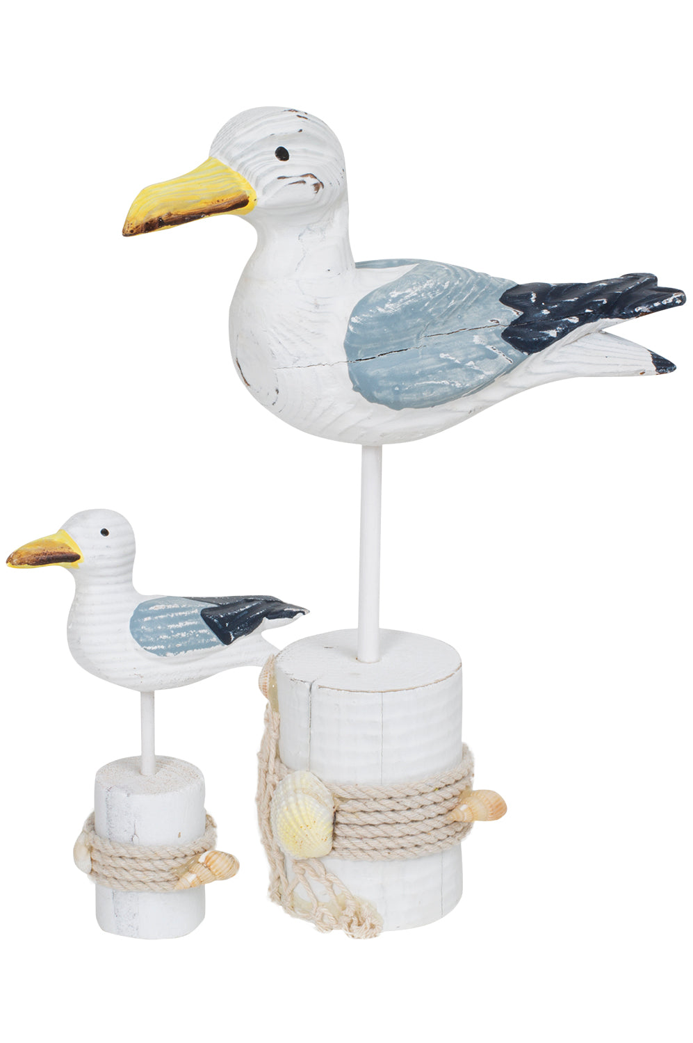 Möwe auf Poller