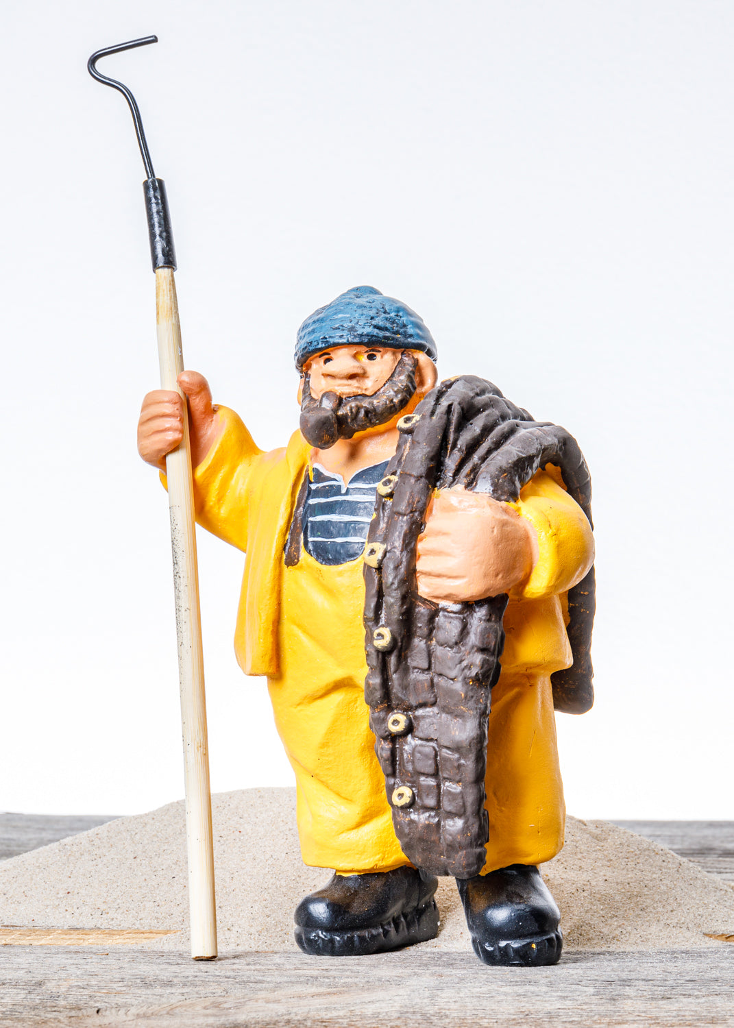 Dekofigur Seemann gelbe Regenjacke
