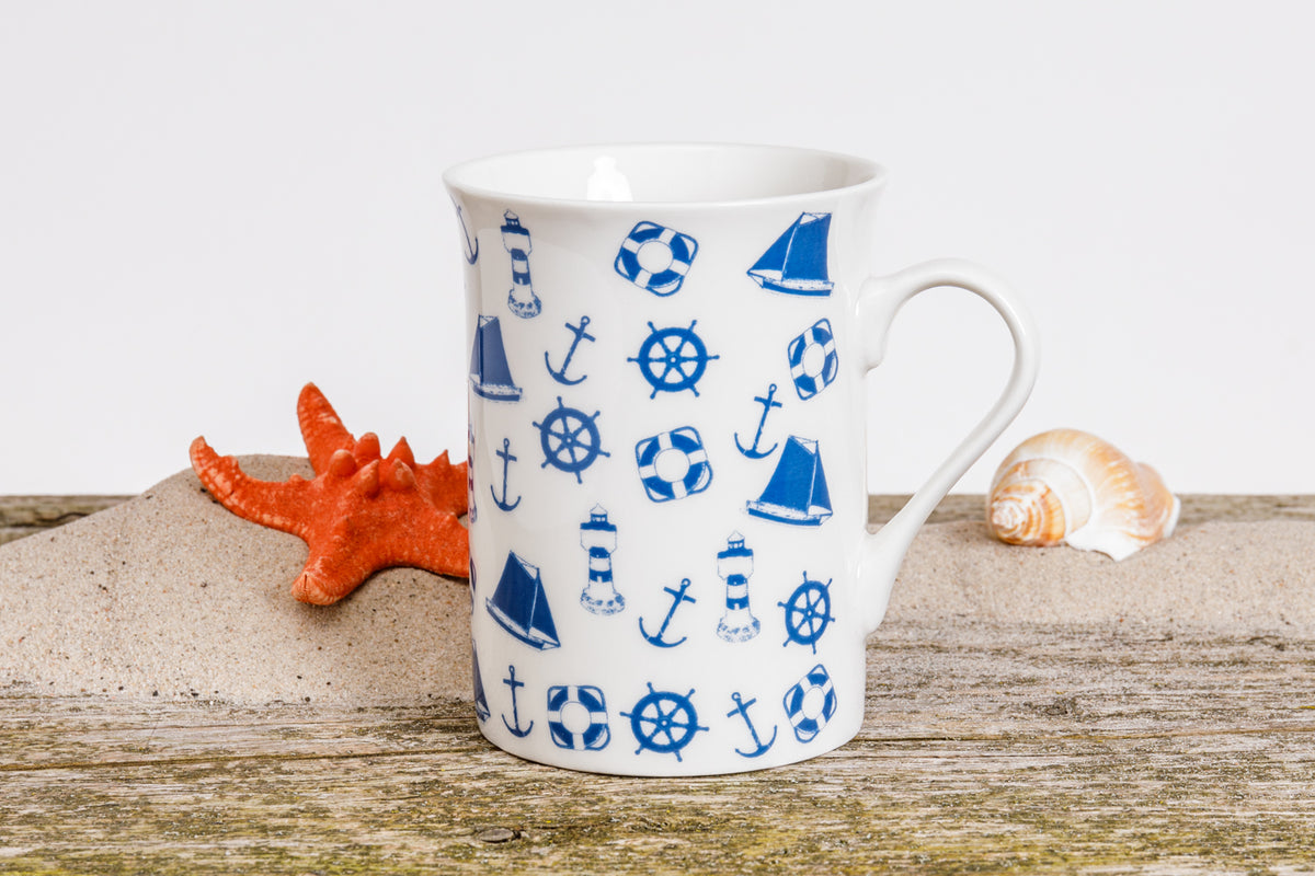 Kaffeebecher maritime Motive
