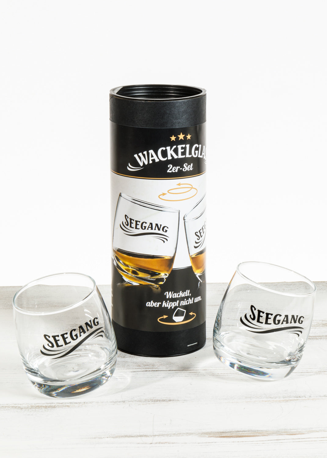 Glas Wackelglas Seegang 2 Set