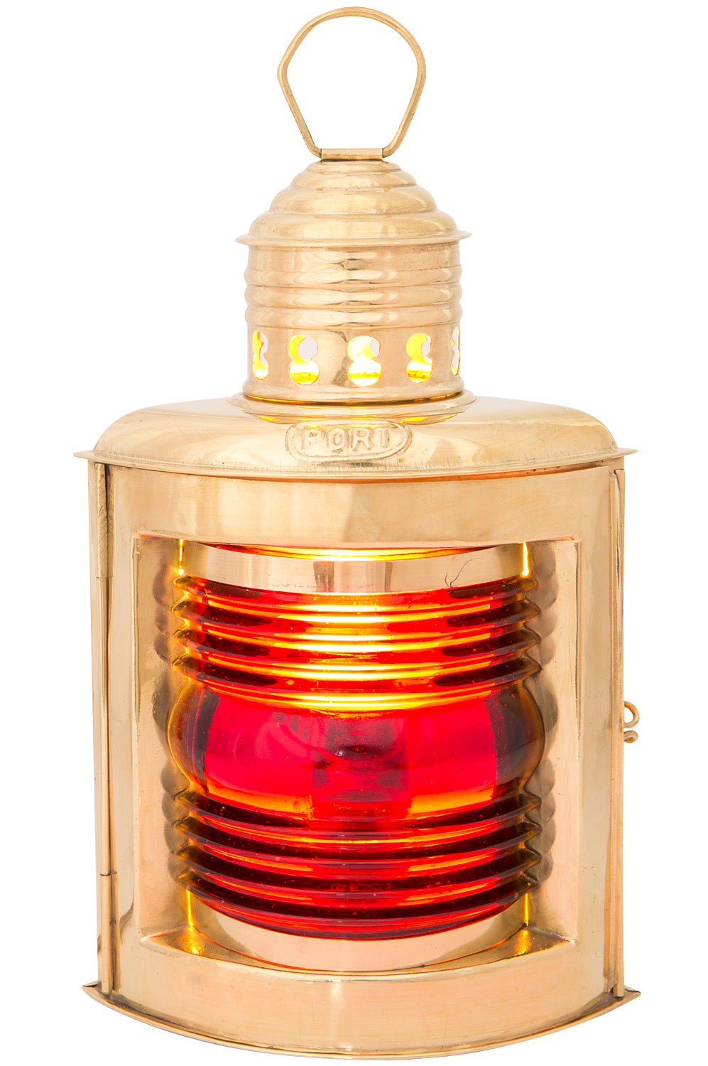 Messing Backbord Lampe elektrisch, 23cm