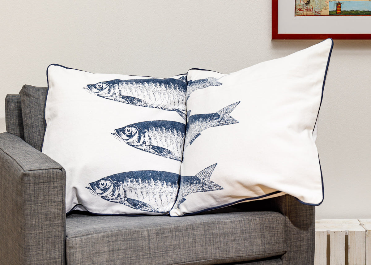 Kissen Set Fische
