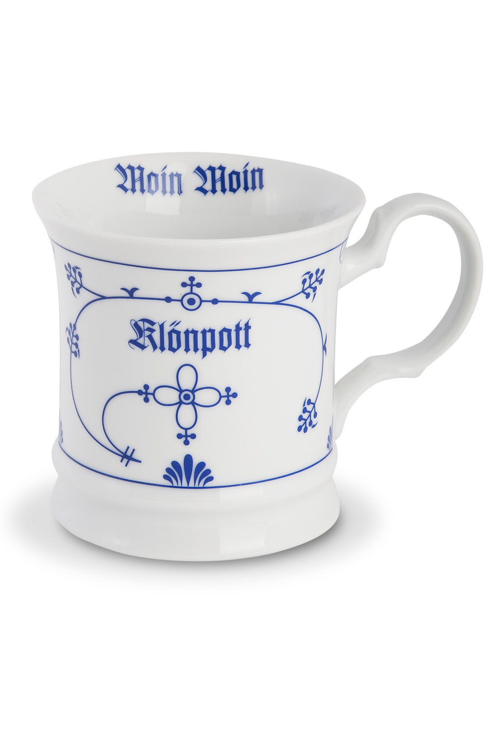 Kaffeebecher Porzellan Indisch Blau