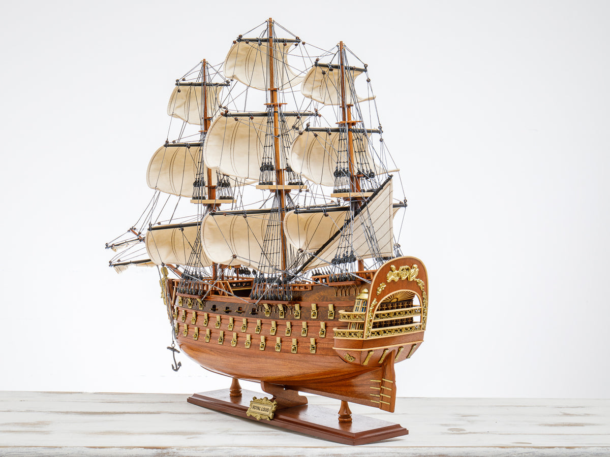 Kriegsschiff Modell Royal Louis