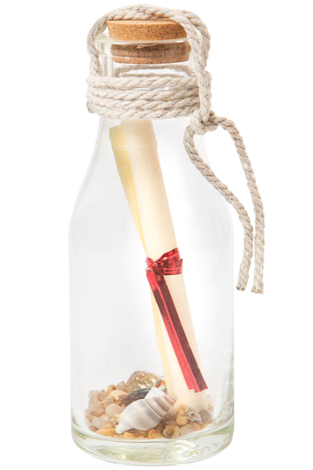 Flaschenpost Glas