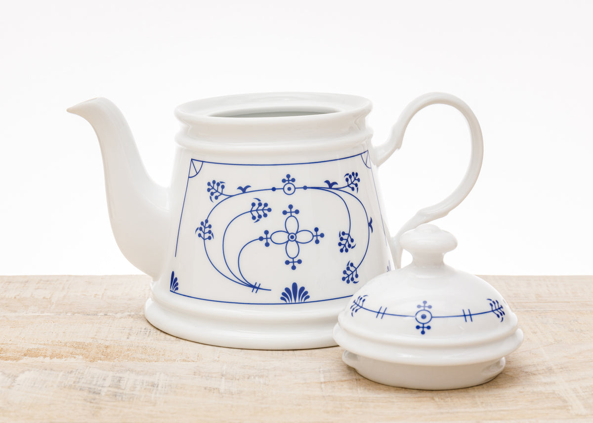 Teekanne 1l Indisch Blau, konisch