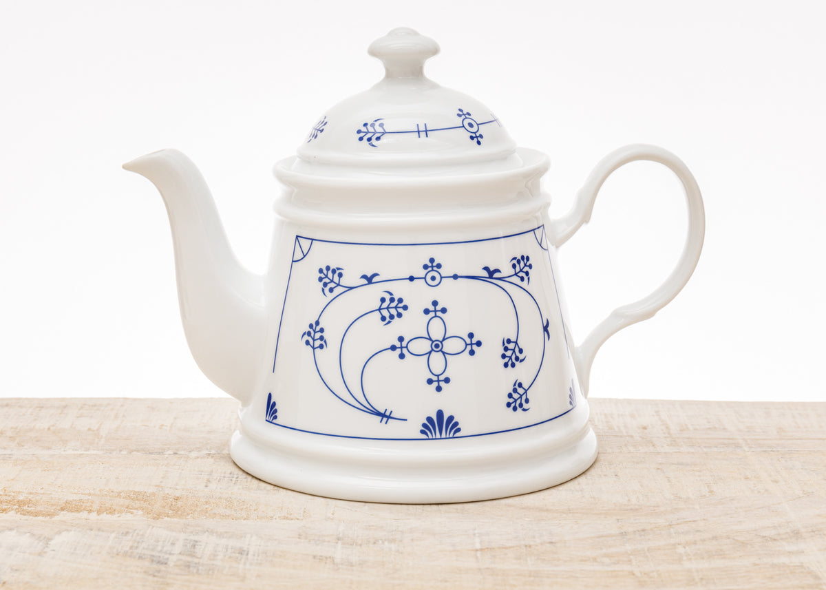 Teekanne 1l Indisch Blau, konisch