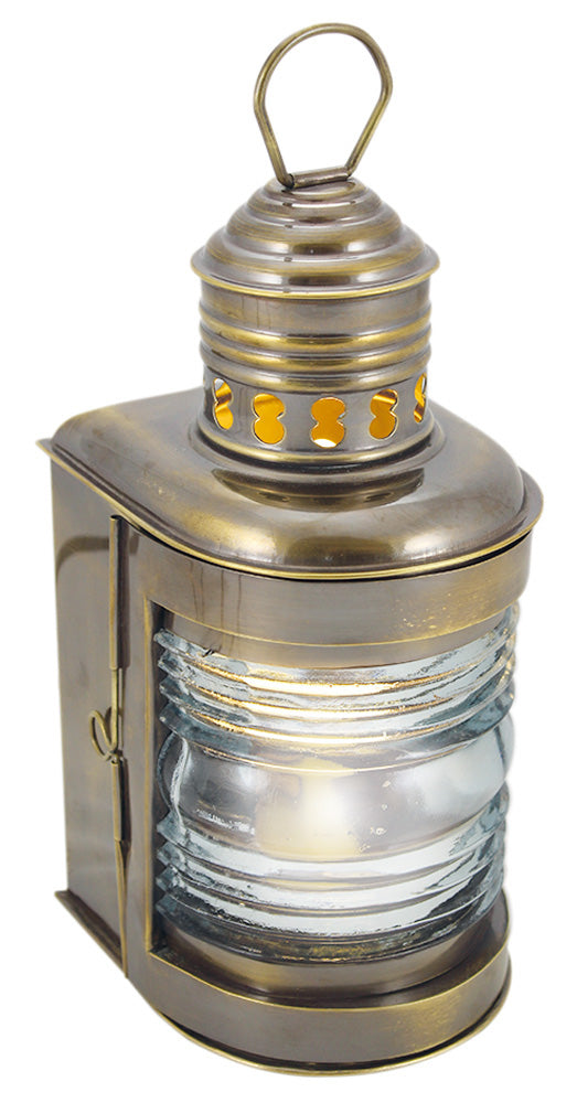 Antik Deko Mastlampe Elektrisch