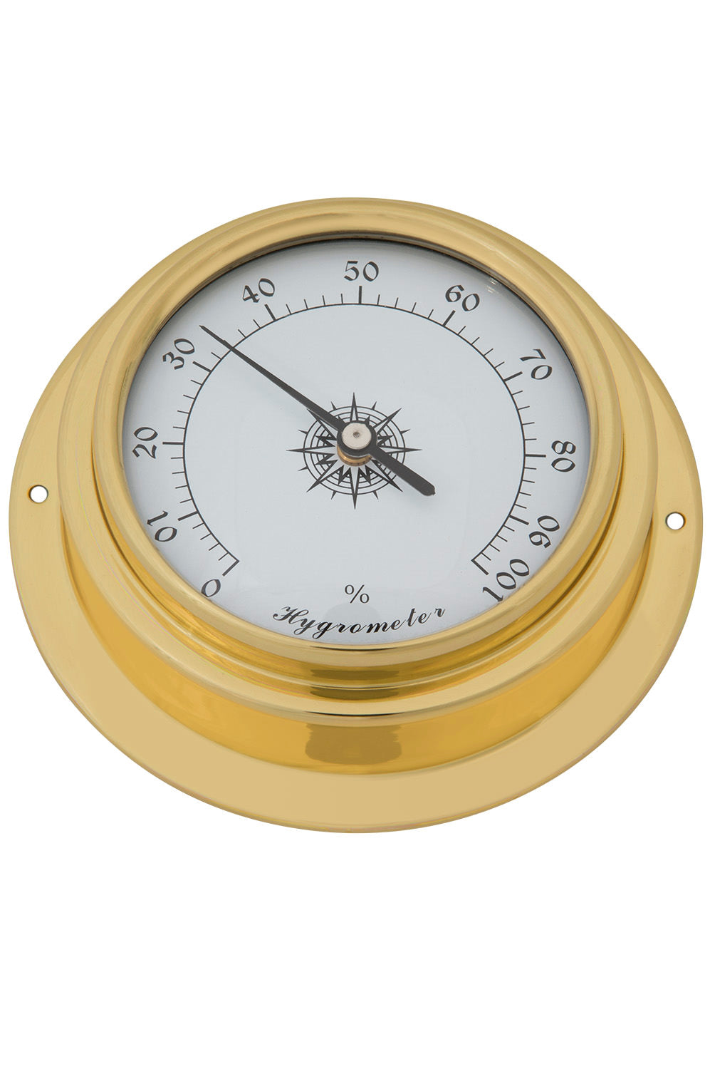 Hygrometer analog Messing