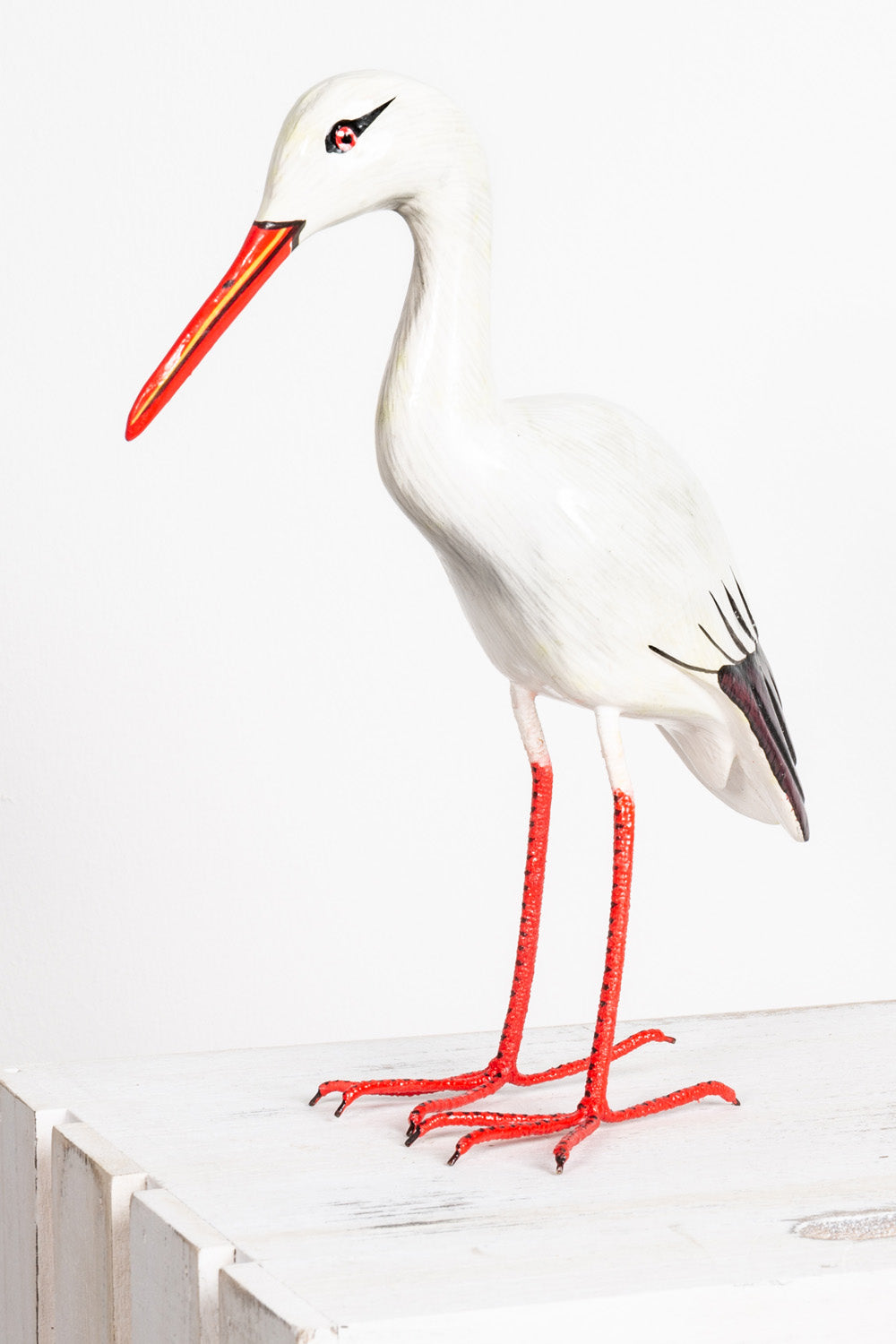 Deko Storch 23cm