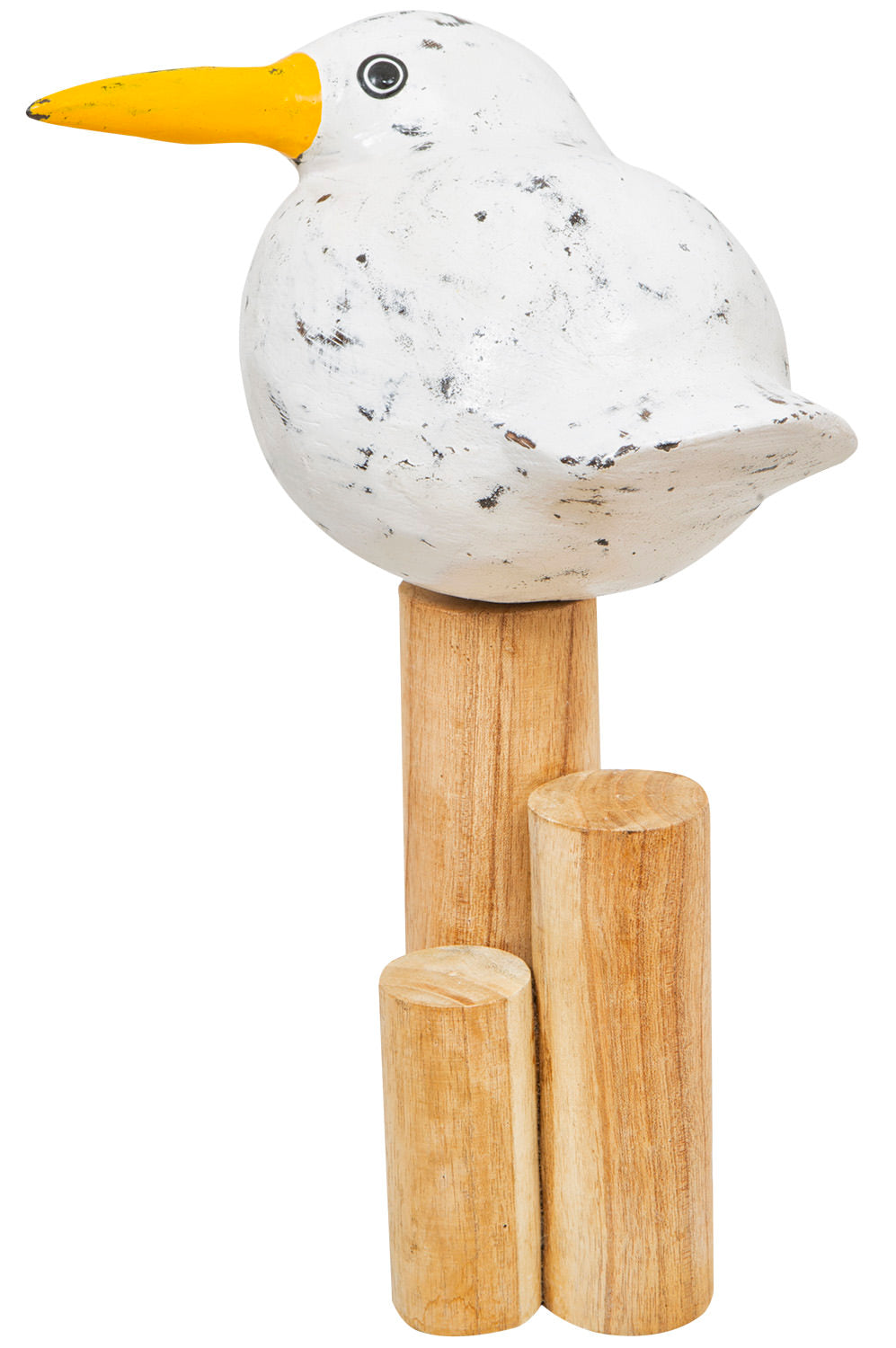 Möwe Holzpfahl Deko 33cm
