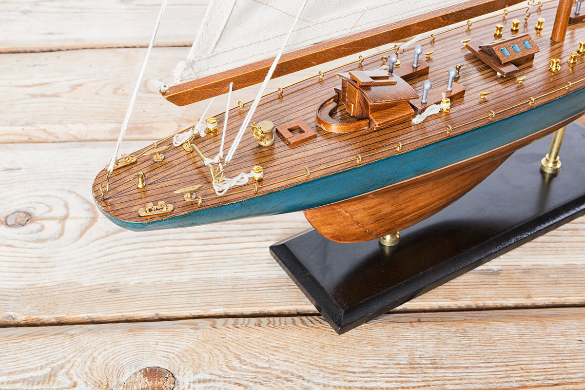 Dekoration Modell Segelschiff, historisch