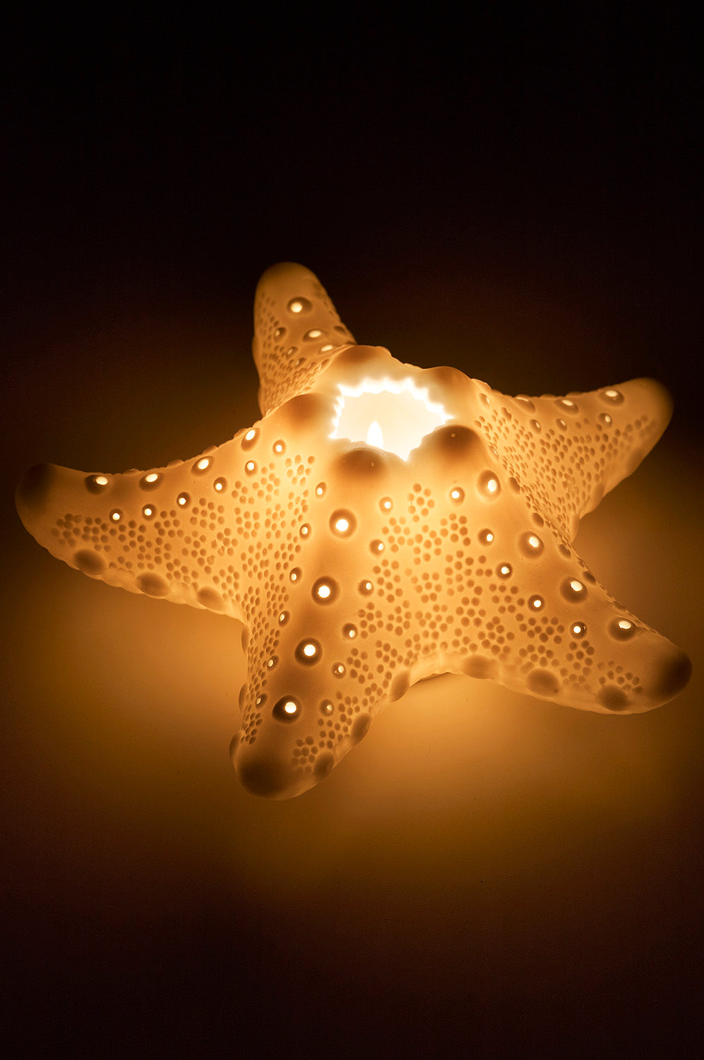 Teelichtlampe Seestern