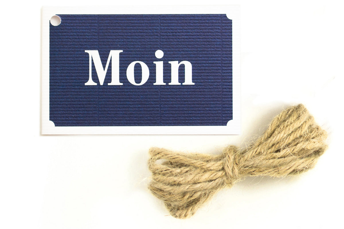 Geschenkanhänger Moin