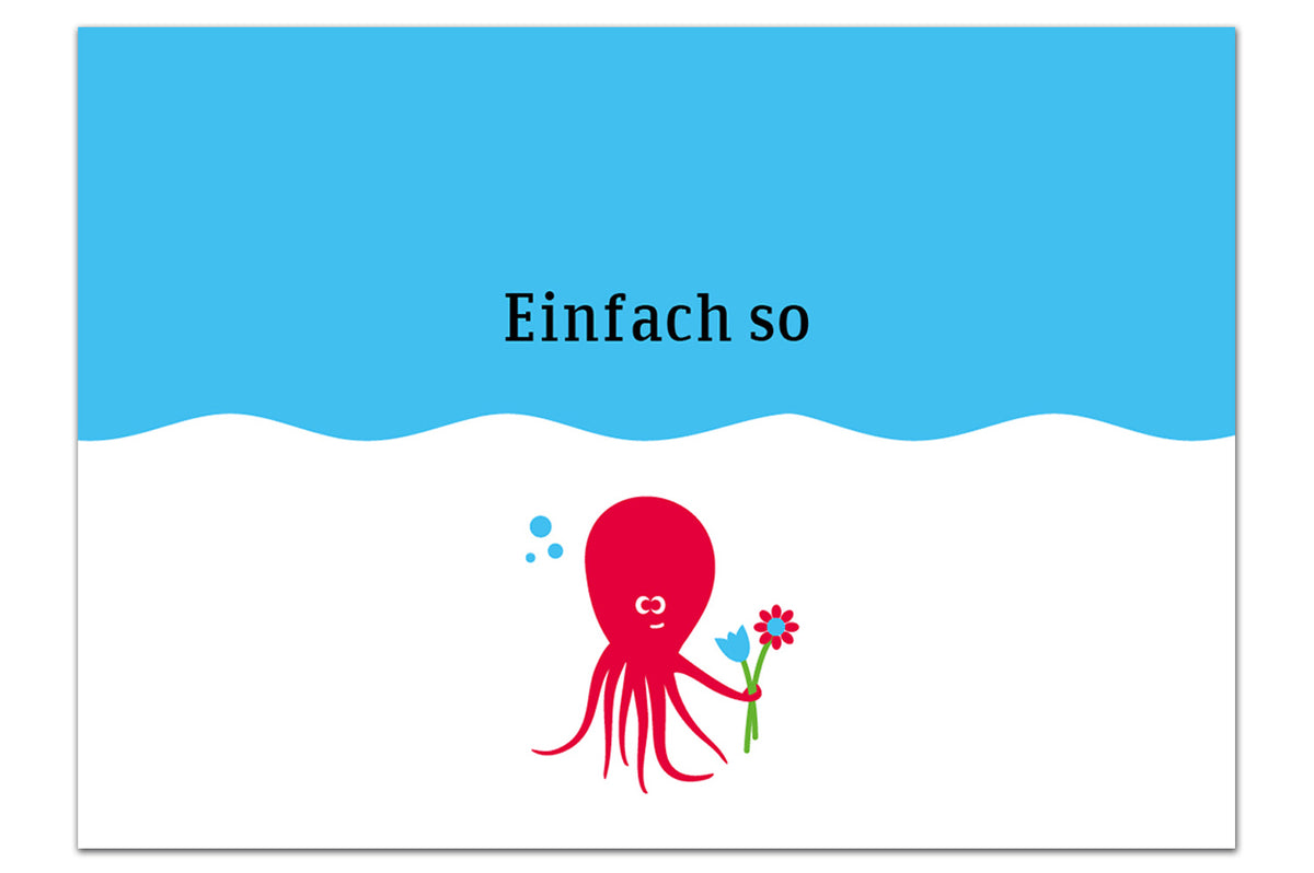 Grußpostkarte von Chatlab Einfach so