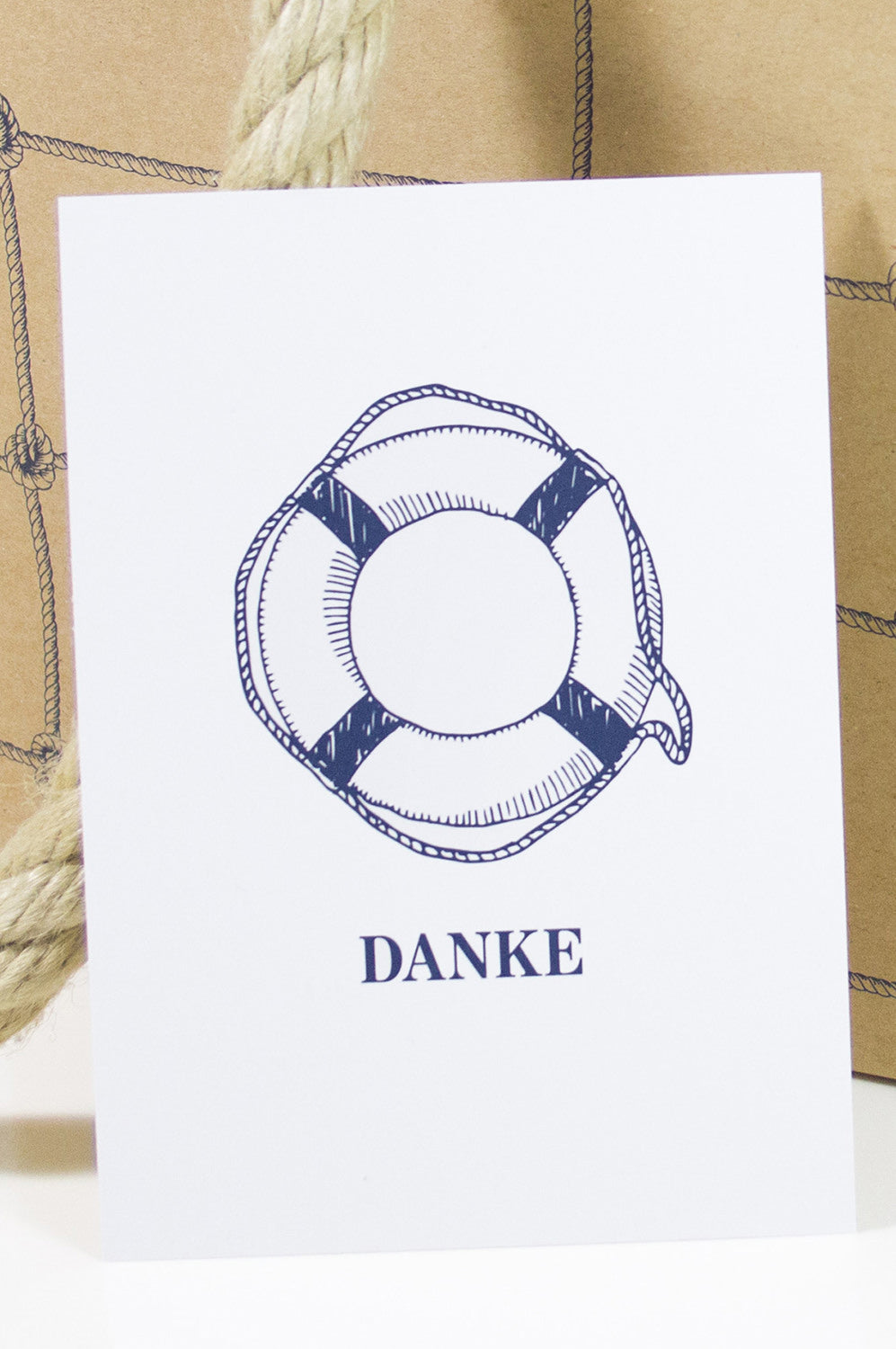 Postkarte Danke