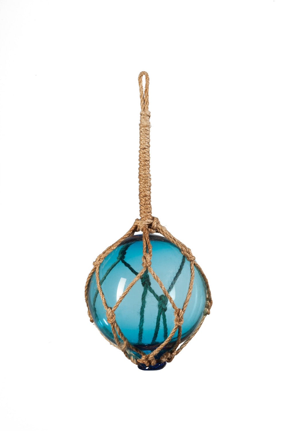 Hellblaue Glaskugel, 13cm