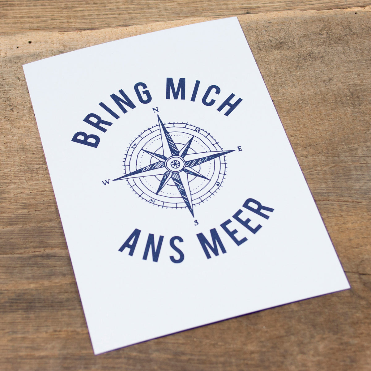Postkarte Bring mich ans Meer