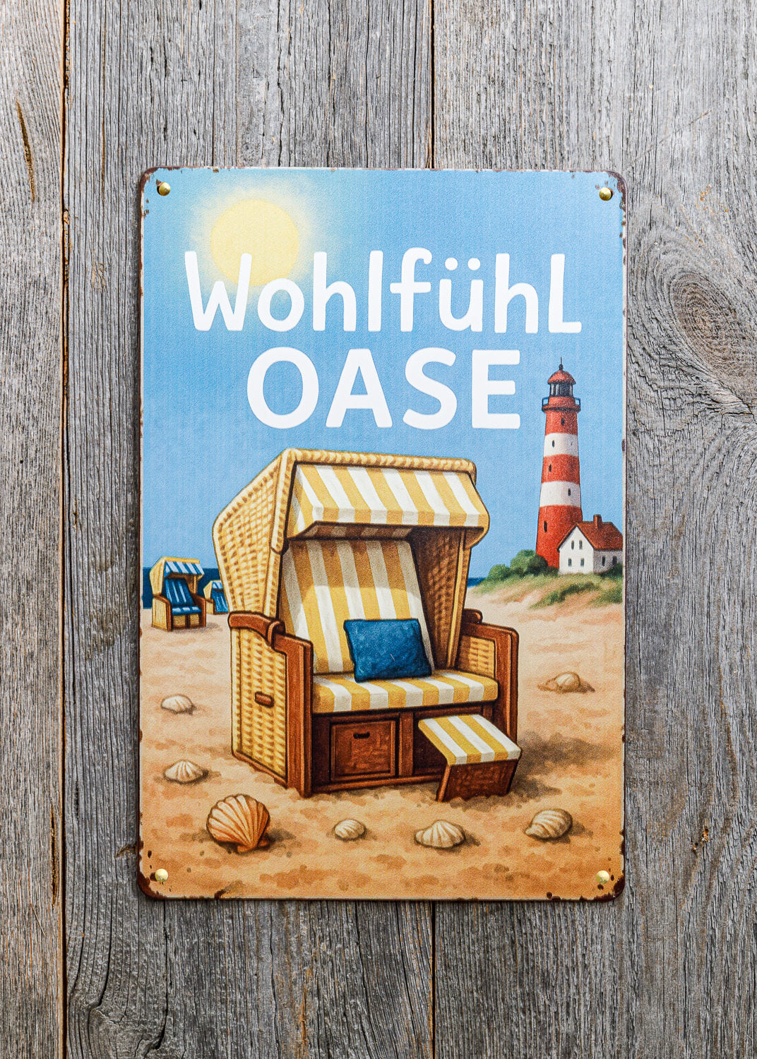 Nostalgieschild Wohlfühloase