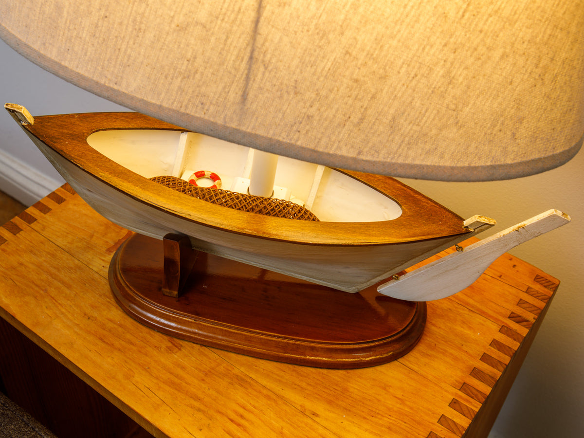 Segelboot Lampe weiß