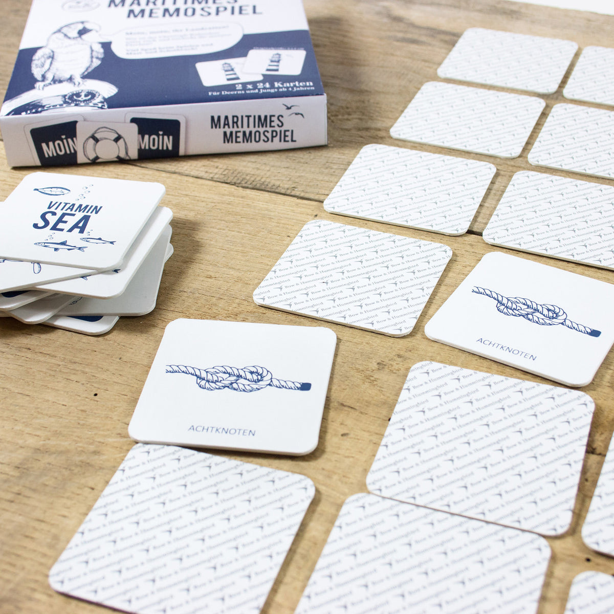 Memo Spiel maritim