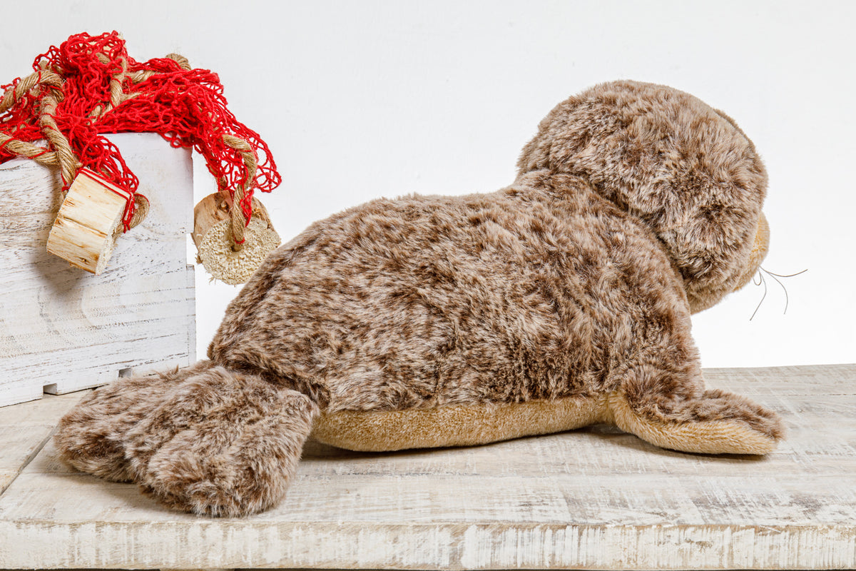 Kuscheltier Seehund braun 41cm
