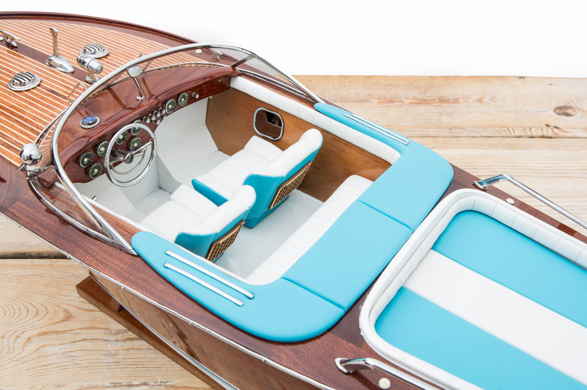 Modell Rennboot Holz, 89cm