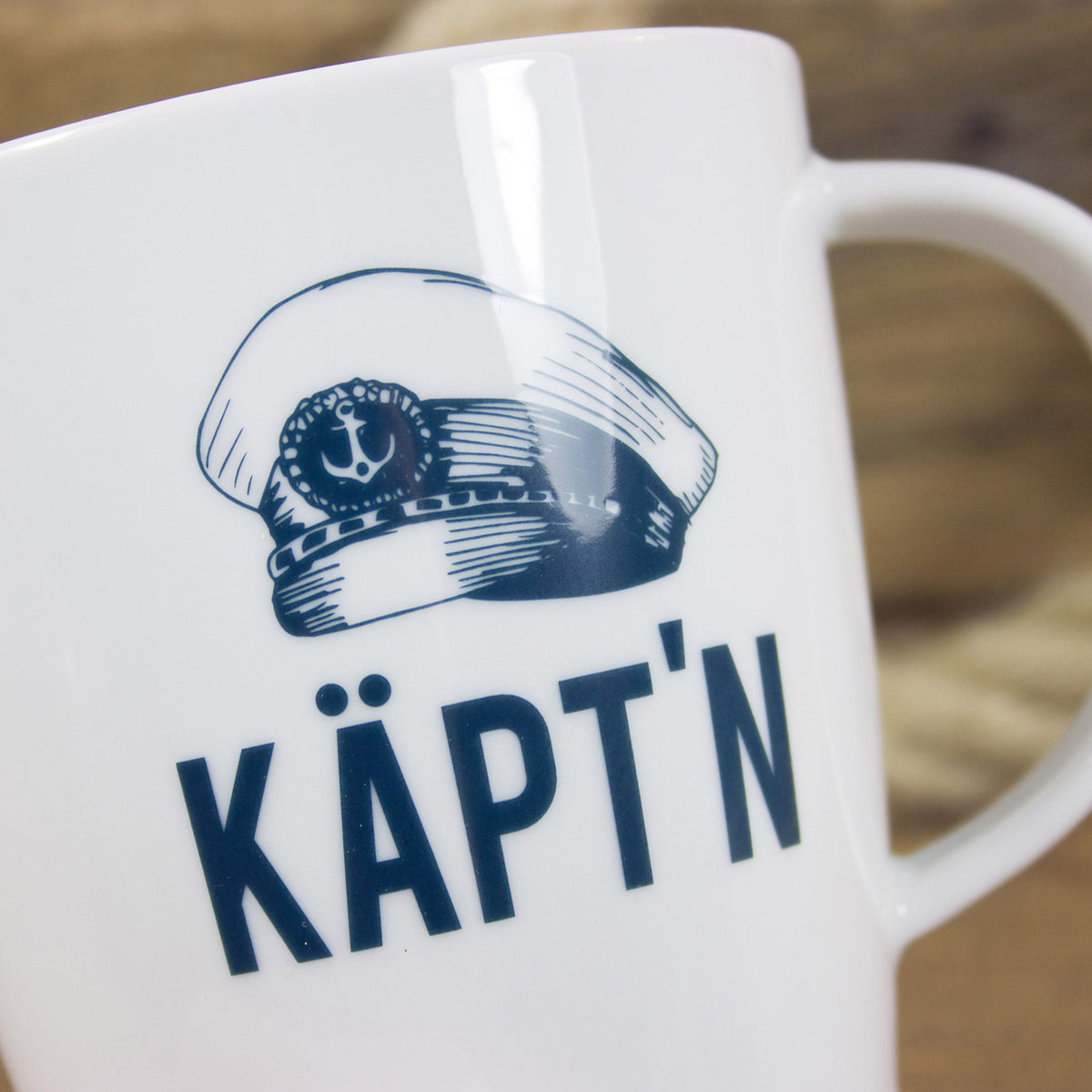 Porzellanbecher Käptn