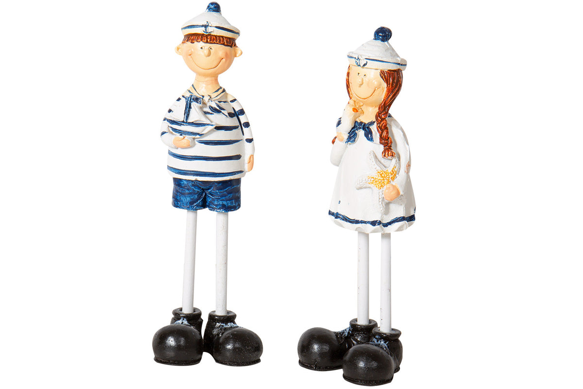 Maritime Dekofiguren Matrosenpaar