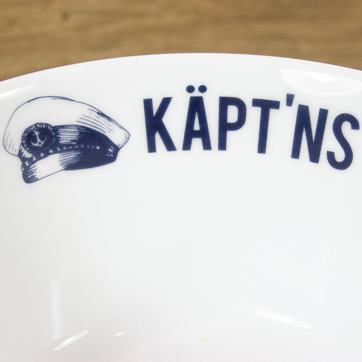 Weiße Porzellanschale Kaptain