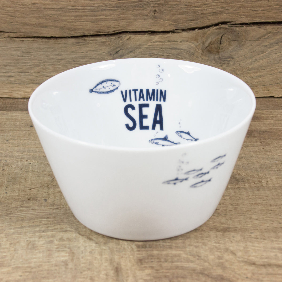 Porzellanschale weiß Vitamin Sea