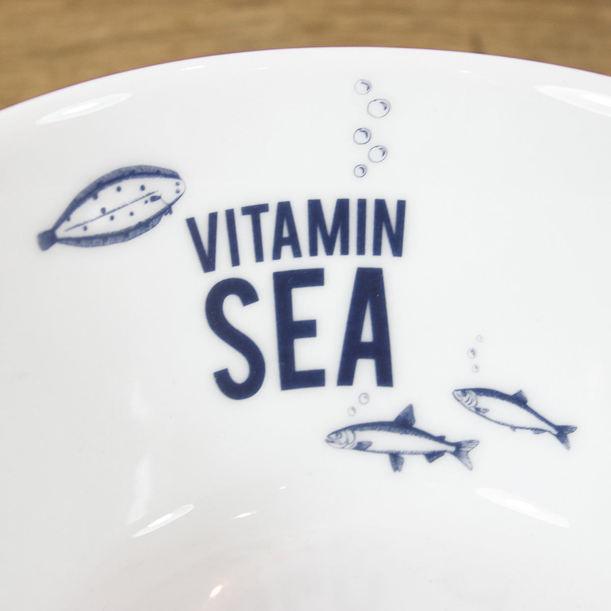 Porzellanschale weiß Vitamin Sea