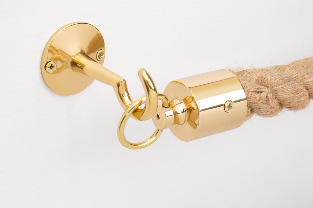 Seilhalter Halterung Messing