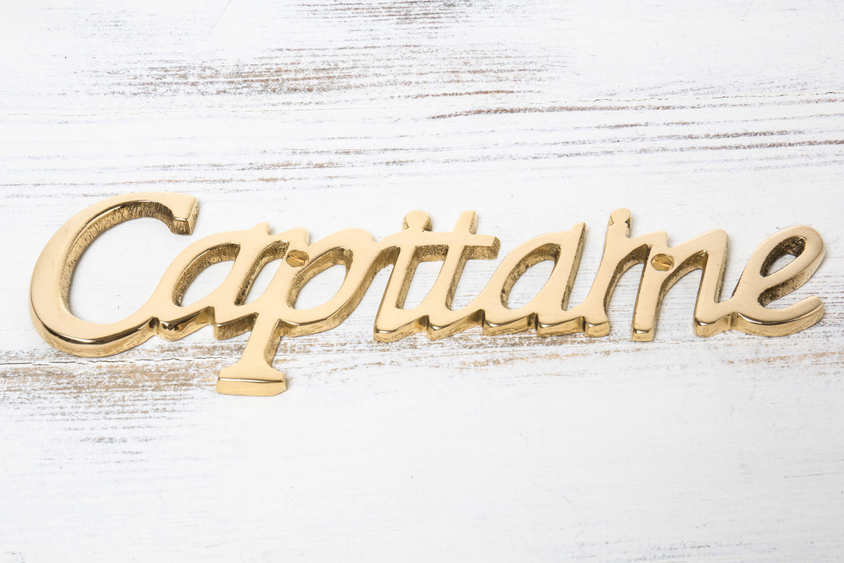 Türschild Capitaine