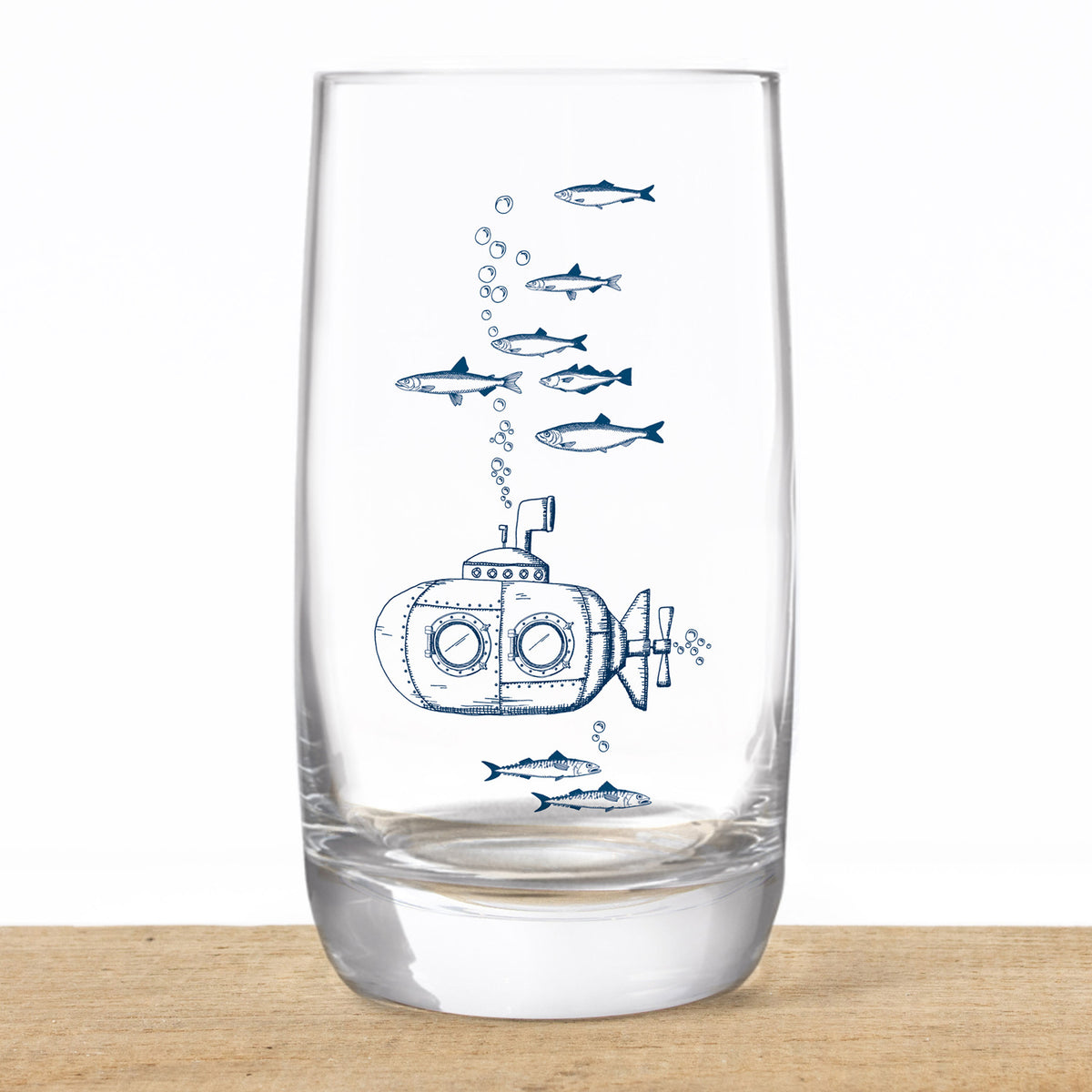 Kristallglas Glas U-Boot