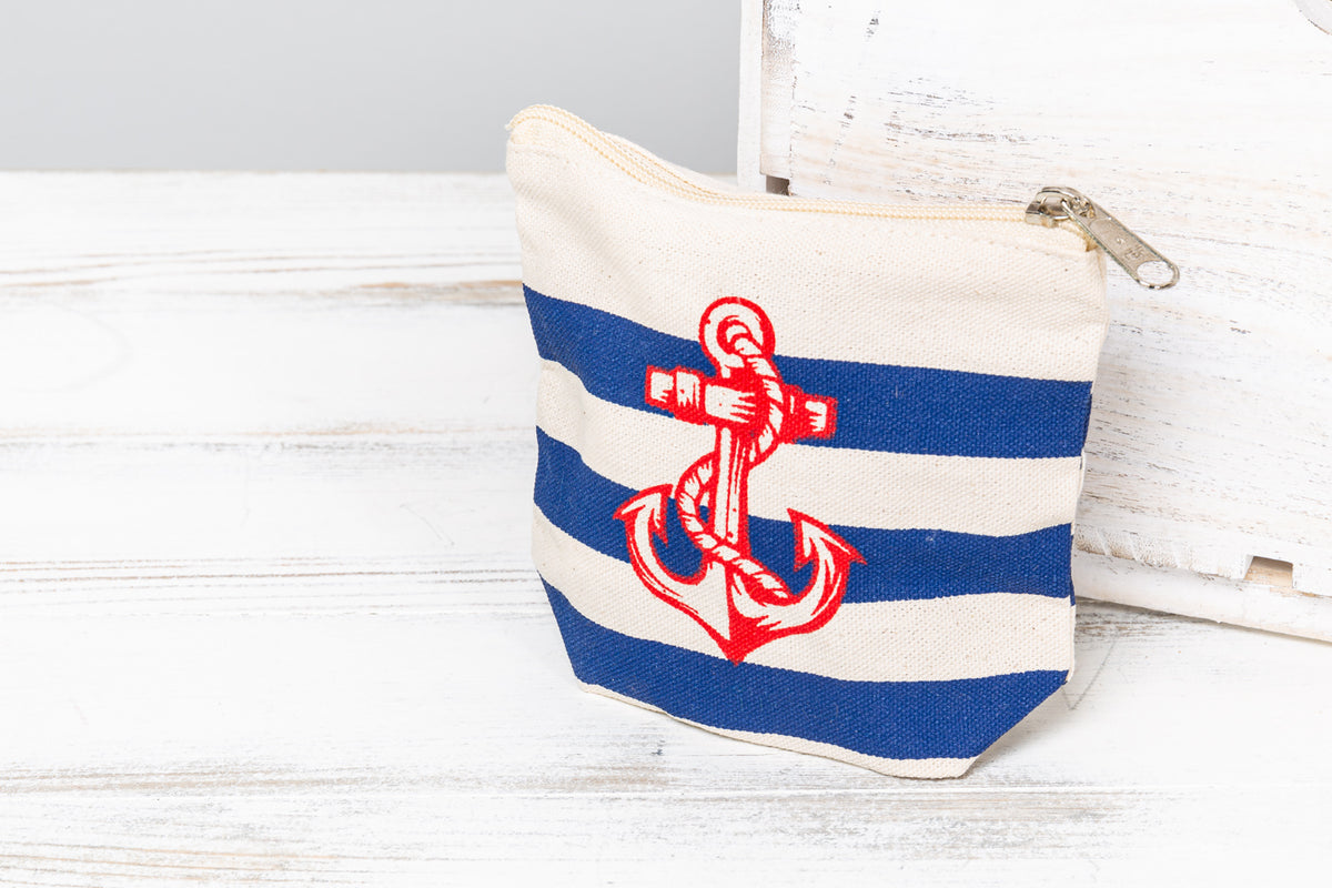 Kosmetiktasche Anker Baumwolle
