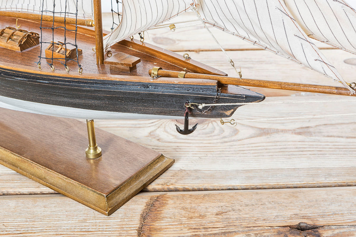 Vintage Segelyacht Modell