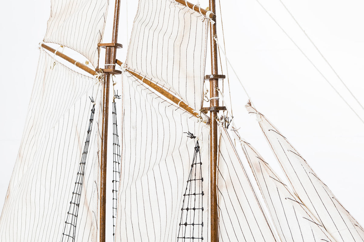 Vintage Segelyacht Modell