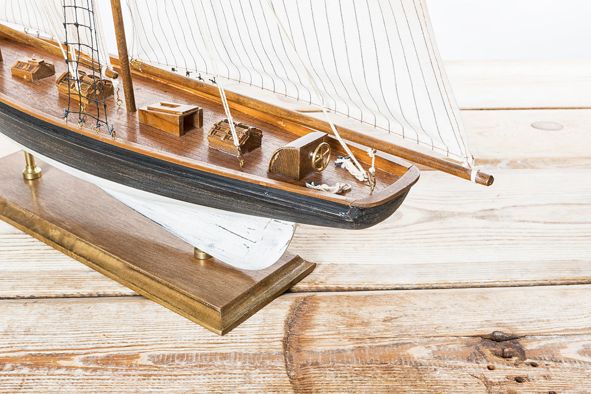 Vintage Segelyacht Modell