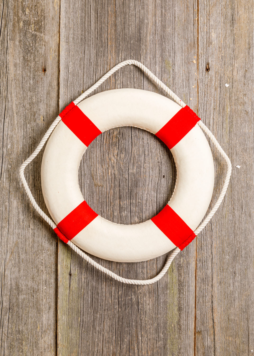 Rettungsring rot  weiß 30cm o. Aufdruck