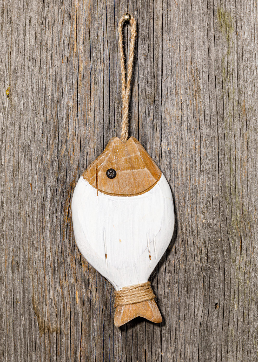 Kleiner Fisch Holz Deko