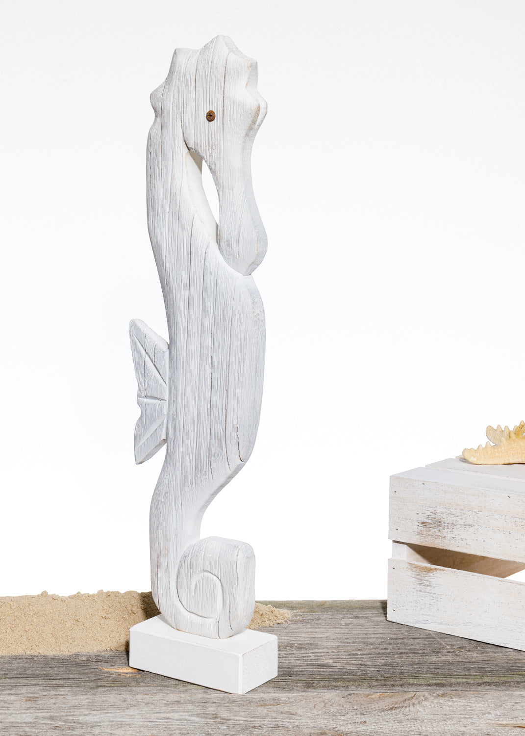 Seepferdchen Holz gross