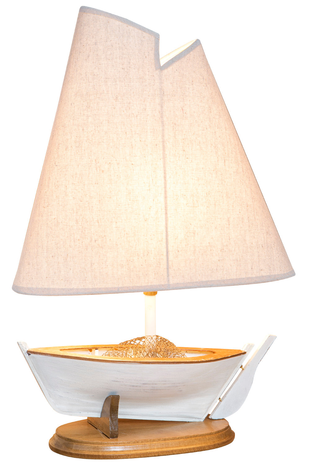 Segelboot Lampe weiß