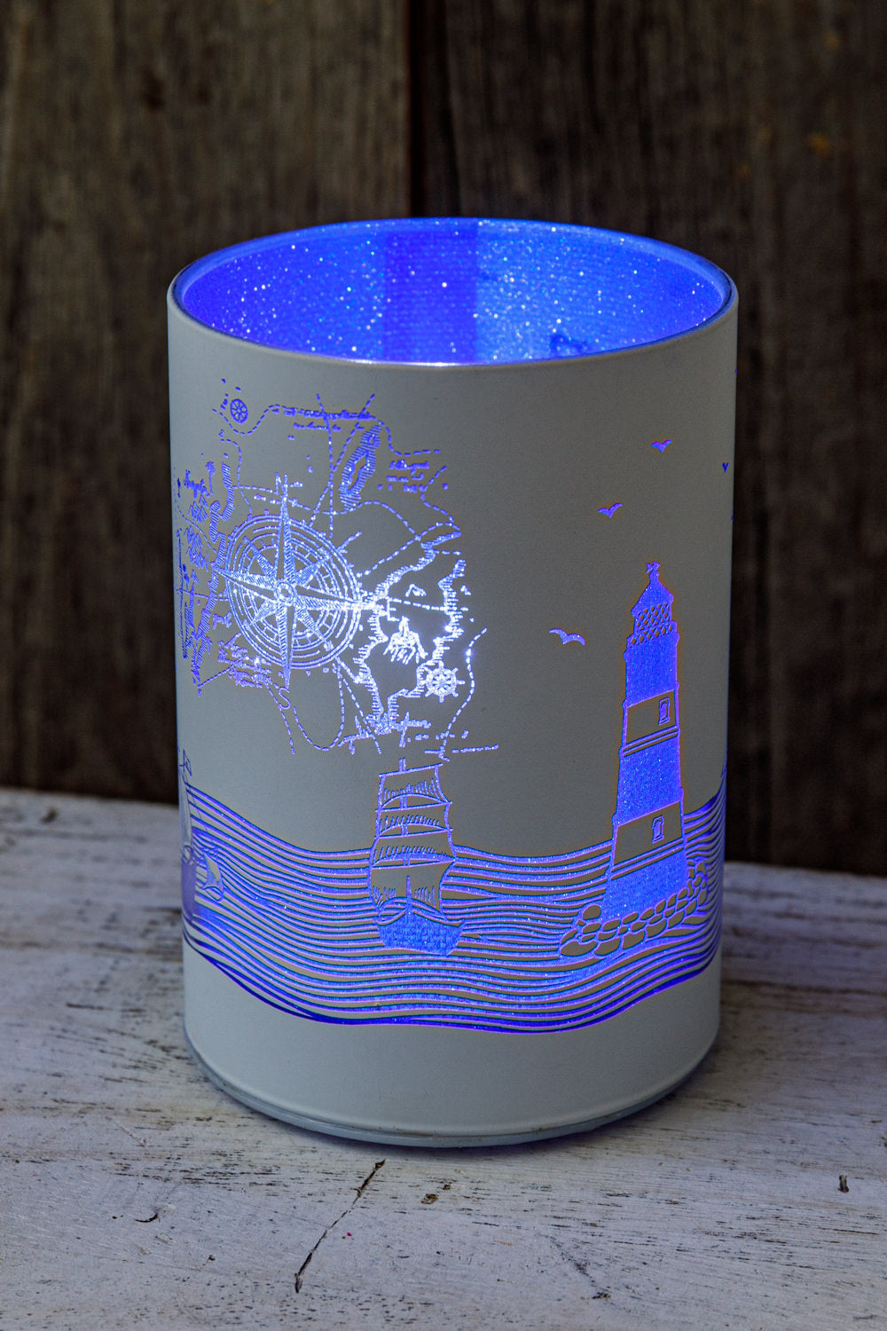 LED Leuchtglas Moin