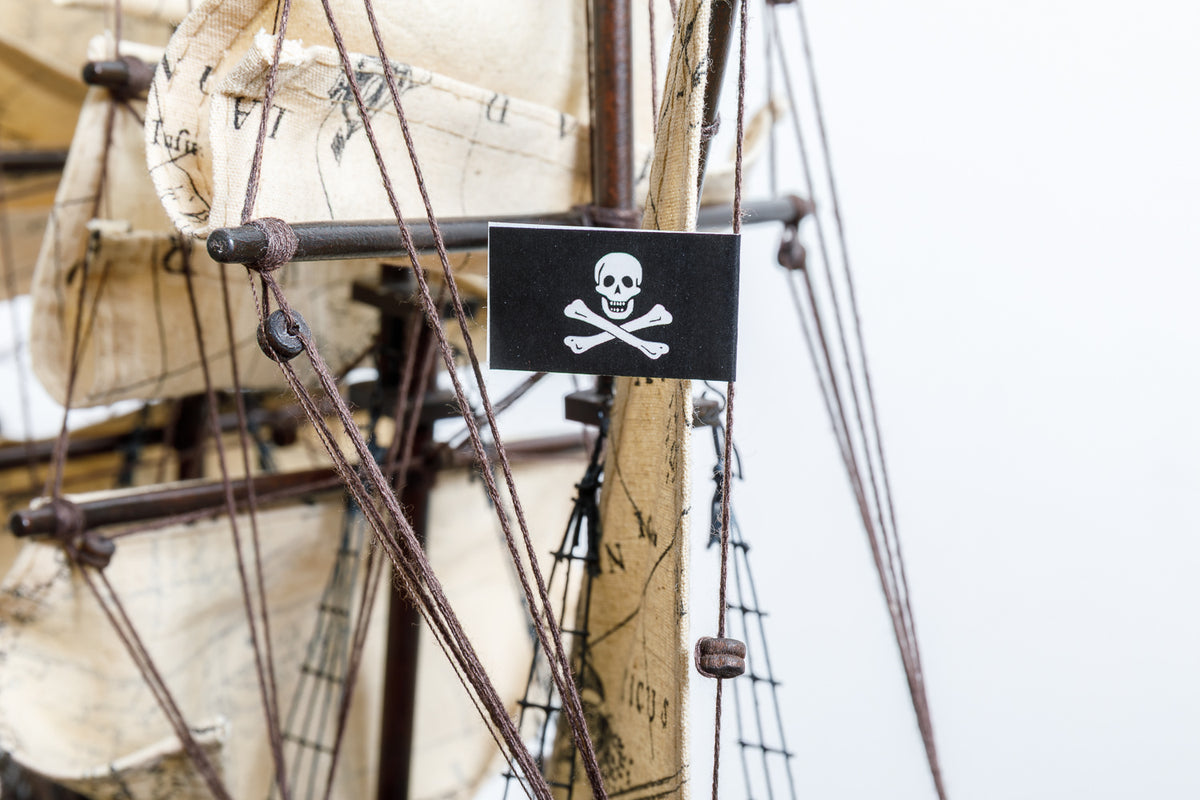 Piratenschiff Dekoration Modell