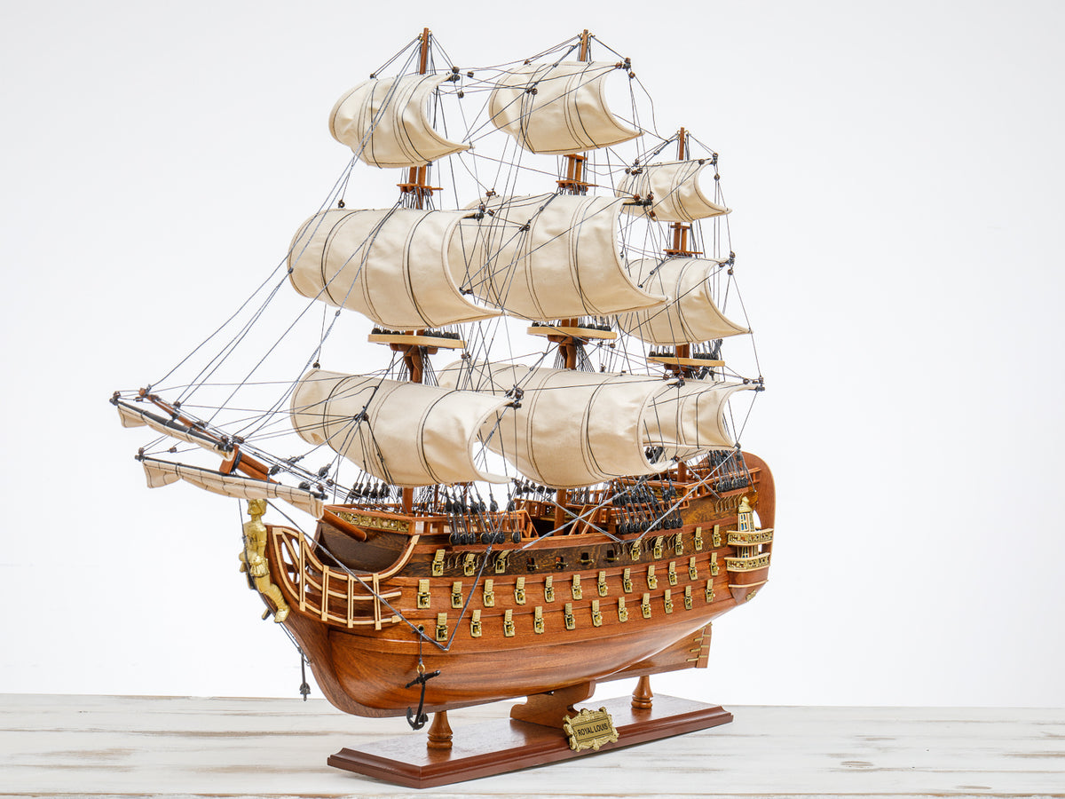 Kriegsschiff Modell Royal Louis
