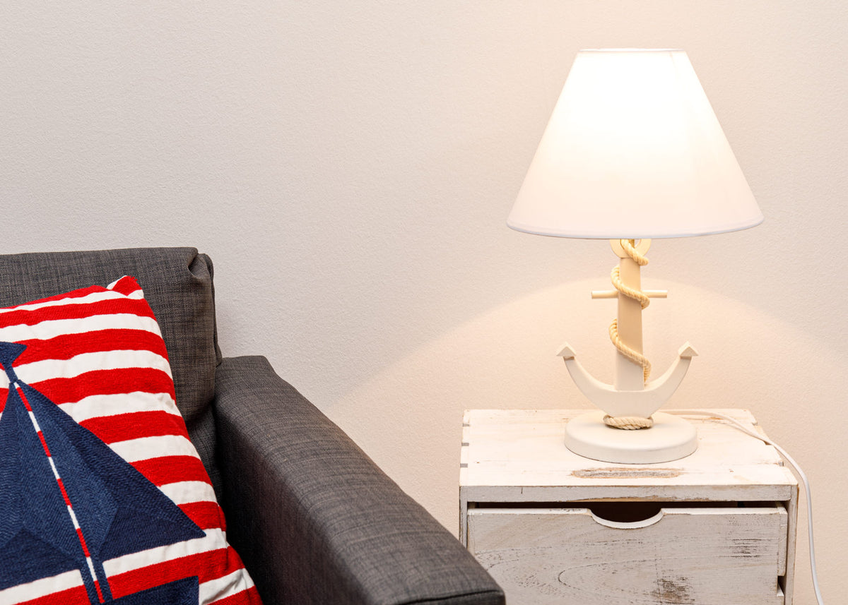 Lampe Anker weiß
